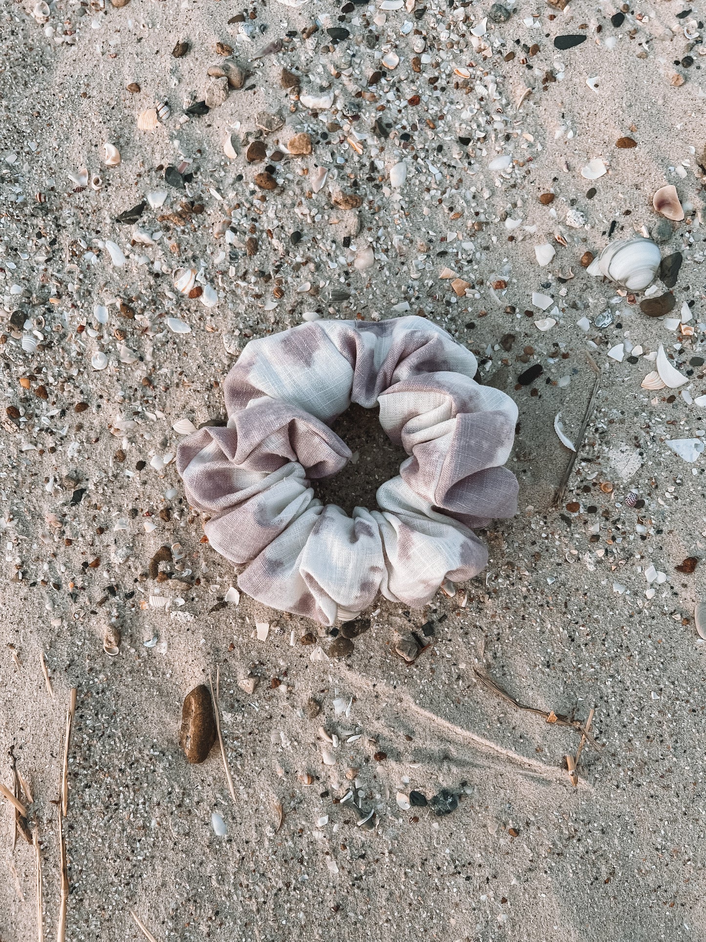 Jumbo Scrunchie - Tie-dye Purple